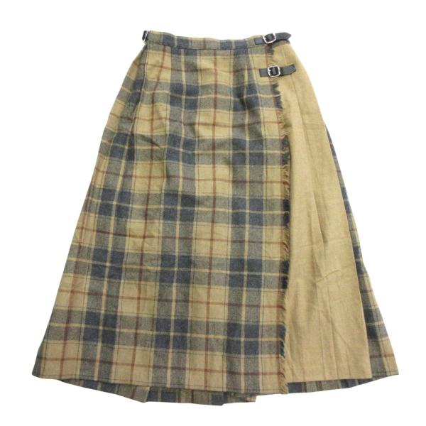 美品 O'NEIL OF DUBLIN オニール オブ ダブリン キルト スカート チェック 切替 ...
