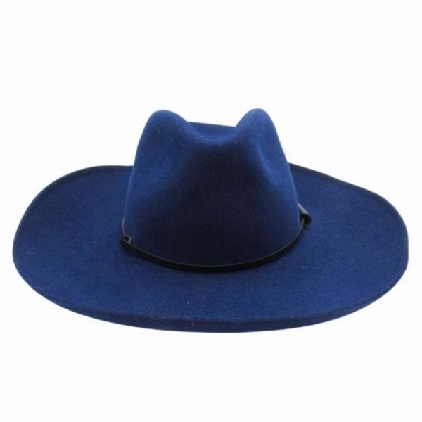 未使用 HERMES エルメス Chapeau Brooke ラビット フェルトハット ワイドブリム...