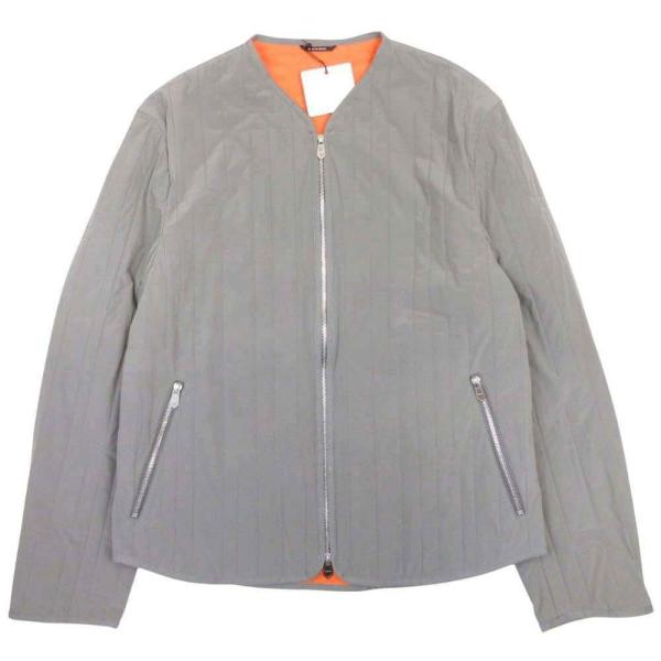 未使用 21ss HERMES エルメス Hキルティング ブルゾン ジャケット アウター 中綿 Vネ...