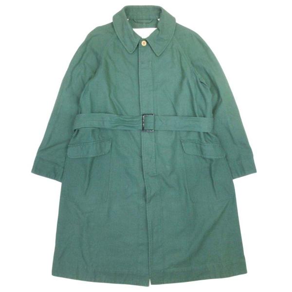 美品 45R 45rpm フォーティファイブアールピーエム ダック地 ステンカラーコート ジャケット...