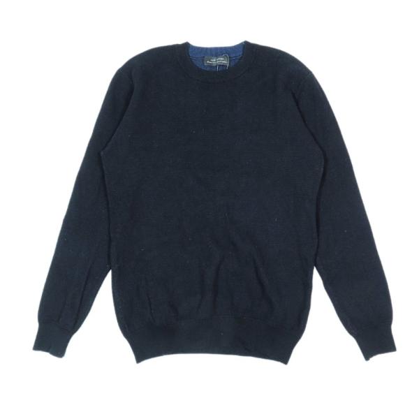 美品 NANO UNIVERSE ナノ・ユニバース 長袖 ニット セーター コットンシルケット 鹿の...