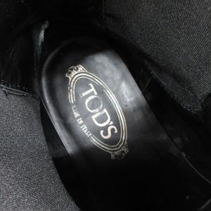 良品 TODS トッズ スエード レザー チェ...の詳細画像5