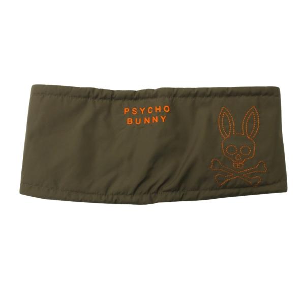 未使用 Psycho Bunny サイコバニー リバーシブルロゴ ネックゲイター ネックウォーマー ...