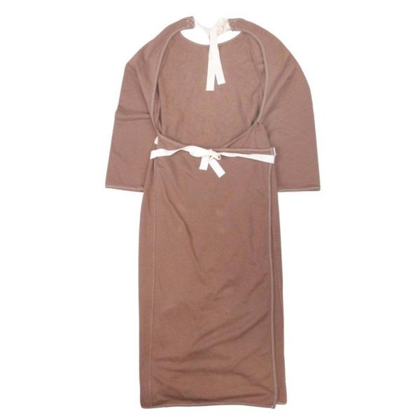 未使用 BASERANGE ベースレンジ API ラップ ワンピース 長袖 リング マキシ丈 裏毛 ...