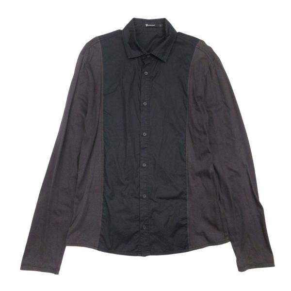 Alexander Wang アレキサンダーワン バイカラー 切替 長袖 ロングスリーブ シャツ カ...