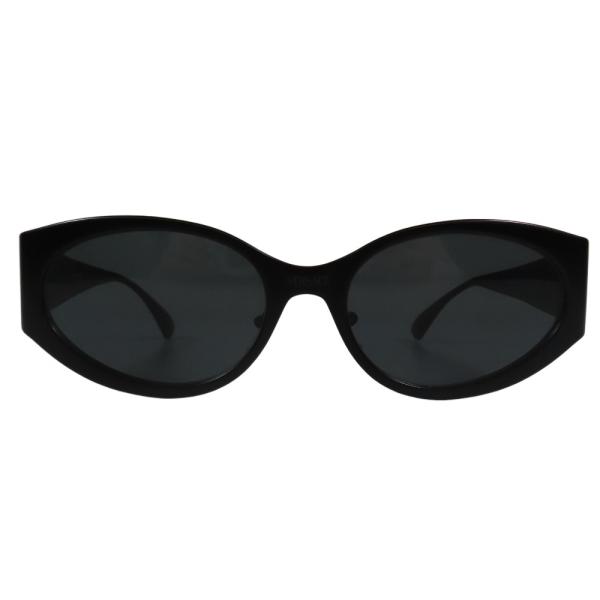 新品同様 VERSACE ヴェルサーチ 2263 アイウェア サングラス メデューサ ロゴ オーバル...