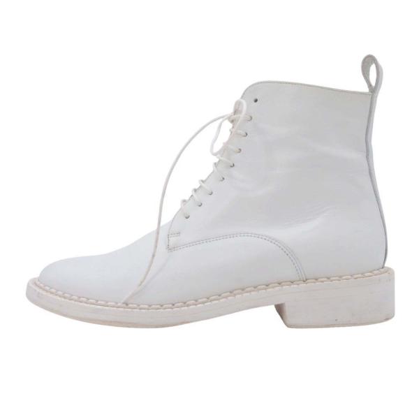 良品 ROBERT CLERGERIE ロベールクレジュリー レースアップ ショートブーツ シューズ...