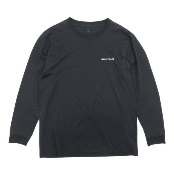 mont-bell モンベル WIC. 長袖 Tシャツ ロングスリーブ ワンポイントロゴ カットソー...