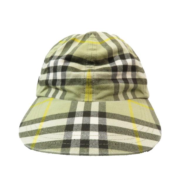 未使用 BURBERRY バーバリー ダニエル・リー チェック ベースボール キャップ スナップボタ...