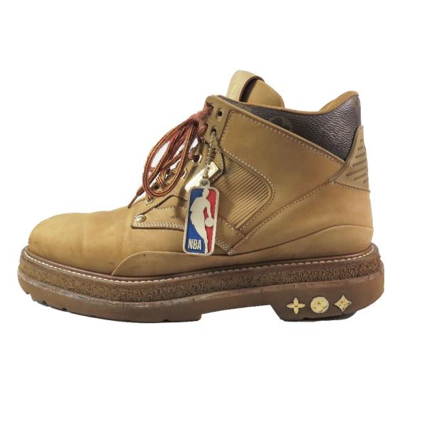 LOUIS VUITTON ルイヴィトン×NBA オーベルカンフ・ライン スエード アンクルブーツ ...