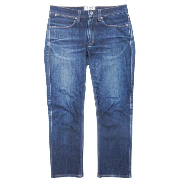 美品 Acne Studios アクネストゥディオズ MAX STR RAW ストレッチ デニム パ...