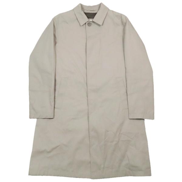 美品 HERNO ヘルノ ステンカラー スプリングコート ロング ジャケット ブルゾン 背抜き コッ...