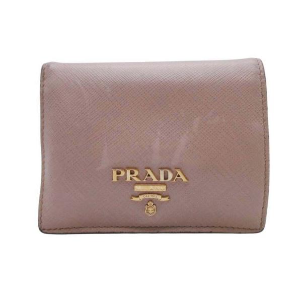 PRADA プラダ 1MV204 サフィアーノレザー マルチカラー 二つ折り財布 コンパクトウォレッ...