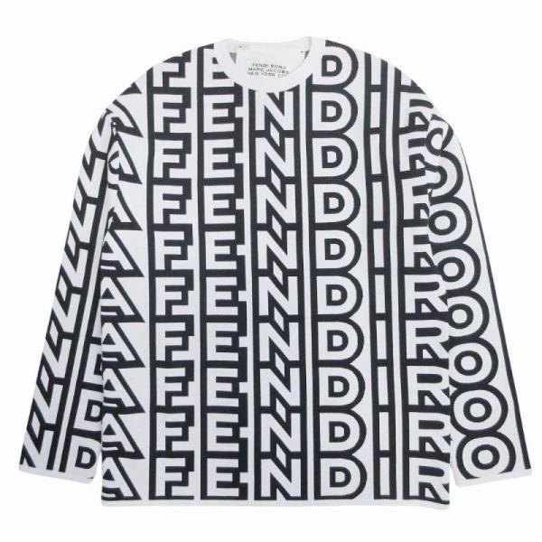 未使用 FENDI フェンディ x マークジェイコブス 23ss ロゴ総柄 ニット セーター プルオ...