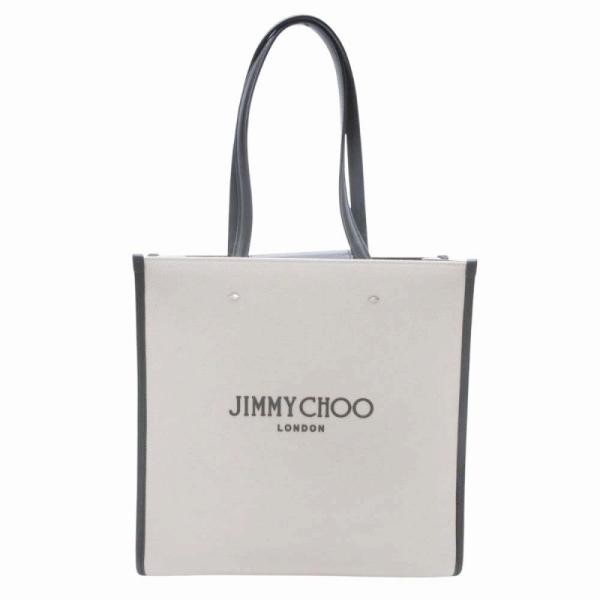 美品 JIMMY CHOO ジミーチュウ N/S TOTE M CZM トートバッグ ハンドバッグ ...