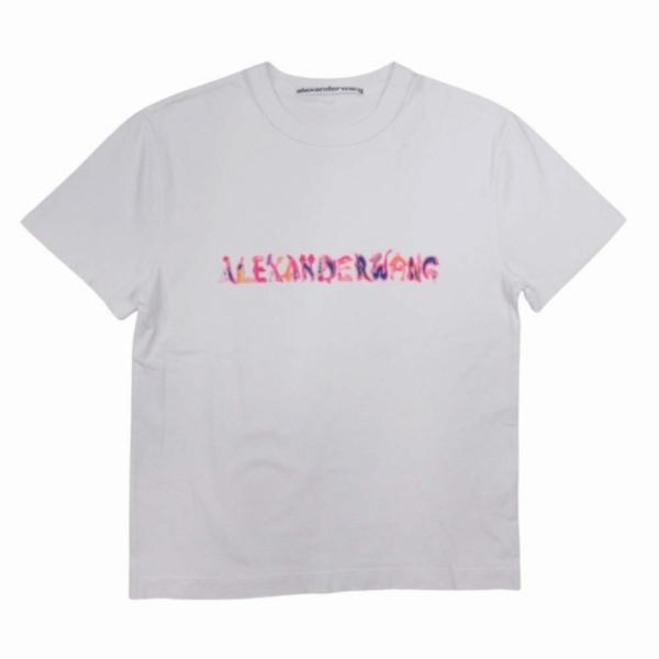 良品 Alexander Wang アレキサンダーワン オーバーサイズ Tシャツ ロゴプリント クル...