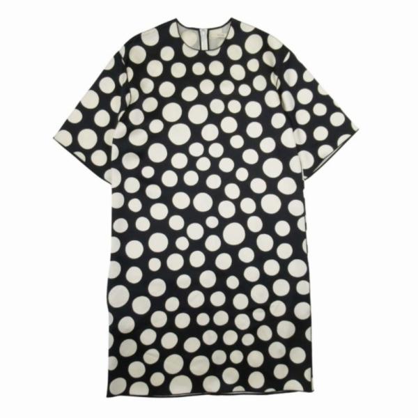 美品 CELINE セリーヌ 13ss フィービー期 ドット ワンピース ハーフスリーブ ドレス 3...