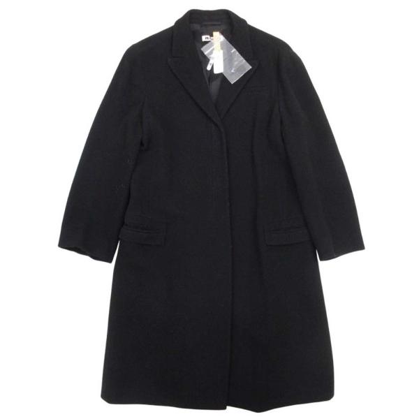JIL SANDER ジルサンダー メルトンウール チェスターコート ロングコート ジャケット アウ...