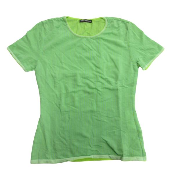 美品 ISSEY MIYAKE イッセイミヤケ ナイロン ニット カットソー Tシャツ ストレッチ ...