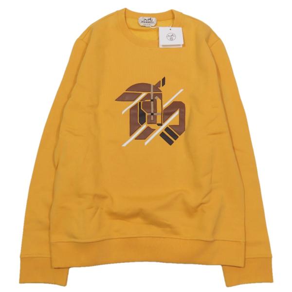 未使用 HERMES エルメス 23ss CHEVAUX EN SYMETRIE スウェット トレー...