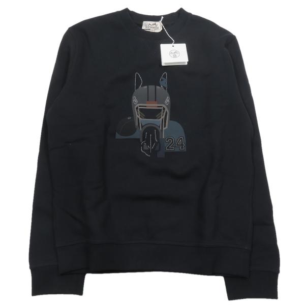 未使用 HERMES エルメス 23aw Quarterb'H クォーターバッシュ スウェット プル...