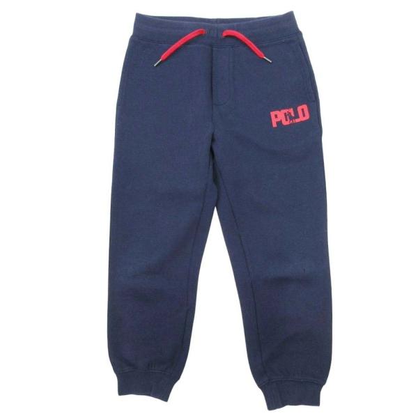 良品 POLO RALPH LAUREN ポロラルフローレン ロゴプリント スウェットパンツ ジョガ...