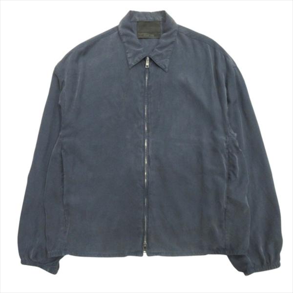 美品 PRADA プラダ 24ss トライアングルパッチ シルク ブルゾン ジャケット ラフシモンズ...