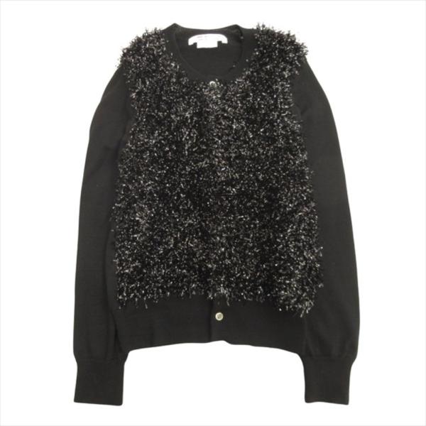 美品 COMME des GARCONS コムデギャルソン 18aw ナイロンファー カーディガン ...