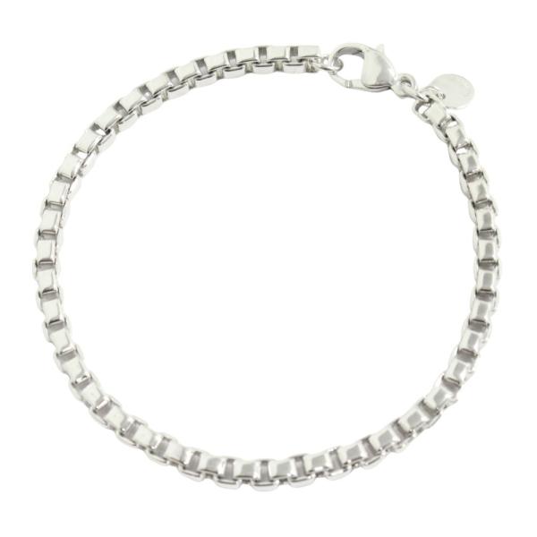 新品同様 TIFFANY&amp;Co. ティファニー 新品仕上げ済 ベネチアン リンク ブレスレット ダブ...