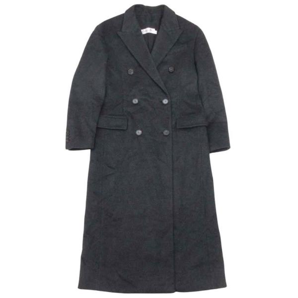 新品同様 Christian Dior クリスチャンディオール カシミヤ100％ メルトン チェスタ...
