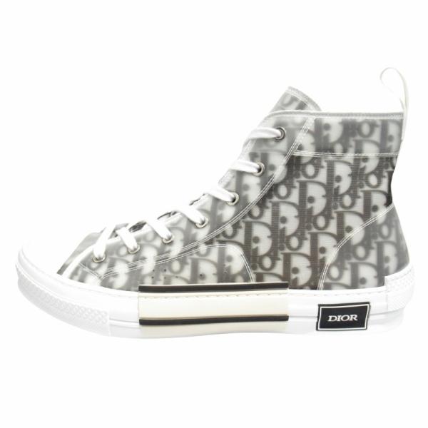 未使用 Dior ディオール オブリーク B23 ハイトップ スニーカー シューズ ハイカット トロ...