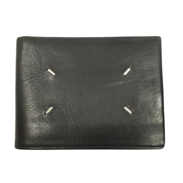 美品 Maison Margiela 11 メゾンマルジェラ 4ステッチ フリップフラップ ウォレッ...