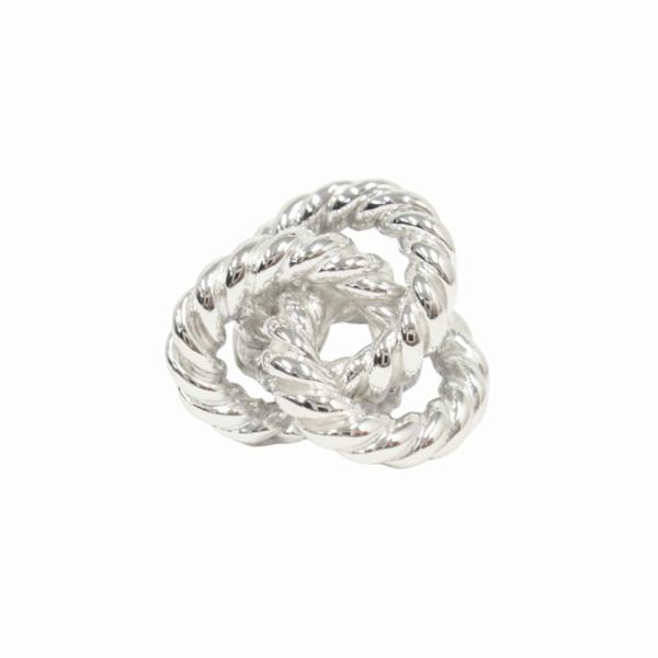 新品同様 TIFFANY&amp;Co. ティファニー 新品仕上げ済 ツイスト ロープ ノット ピアス 片耳...