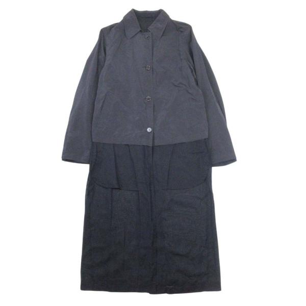 良品 DRIES VAN NOTEN ドリスヴァンノッテン リバーシブルコート ステンカラー ジャケ...
