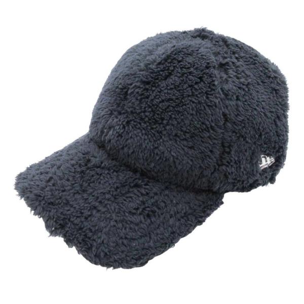 新品同様 NEW ERA ニューエラ 9TWENTY ミンクフリース キャップ メタルロゴ アジャス...