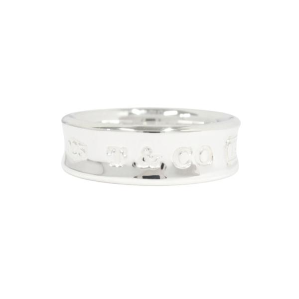 新品同様 TIFFANY&amp;Co. ティファニー 新品仕上げ済 1837 ミディアム リング 指輪 ア...