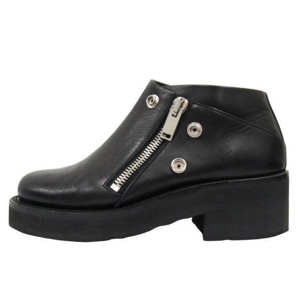 良品 foot the coacher フットザコーチャー ライダース ブーツ シューズ サイドジッ...