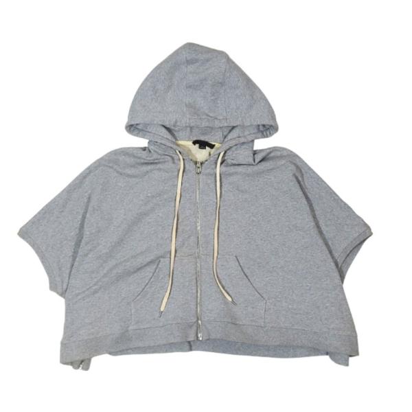 ALEXANDER WANG アレキサンダーワン フーディー ポンチョ ジップアップ サイドジップ ...