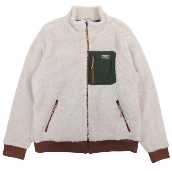 美品 L.L.Bean エルエルビーン ビーンズ シェルパ フリースジャケット ブルゾン アウター ...