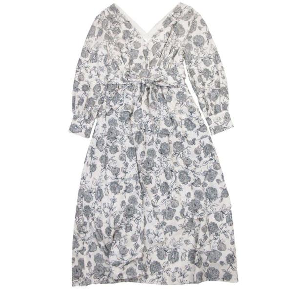 美品 AMERI アメリ CHARLOTTE ARCHAIC DRESS レトロフラワー 花柄 ワン...