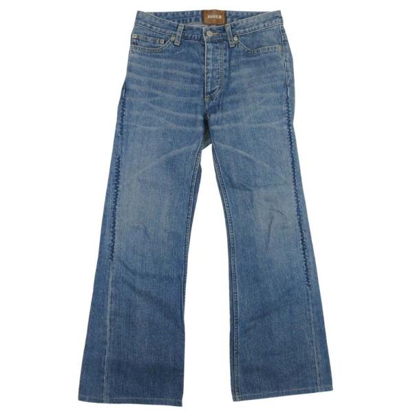 良品 ZUCCa ズッカ フレア デニム パンツ ジーンズ ジーパン Gパン ブーツカット ボタンフ...