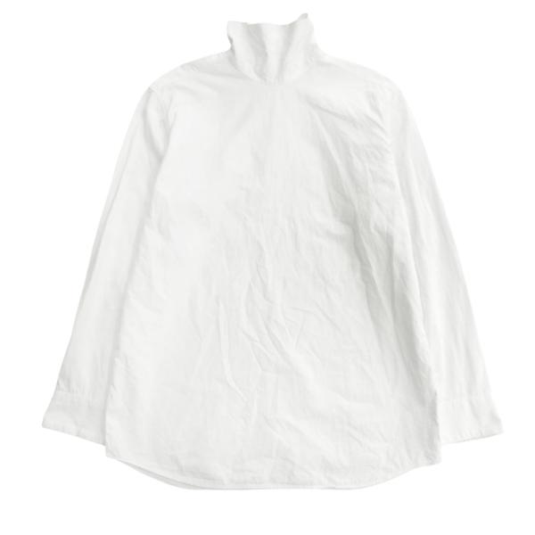 良品 DRIES VAN NOTEN ドリスヴァンノッテン ハイネック プルオーバー シャツ ブラウ...