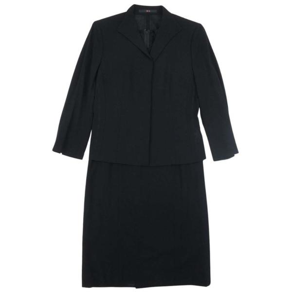 新品同様 DAKS ダックス ブラックフォーマル 春夏 礼服 セットアップ サマーウール ジャケット...