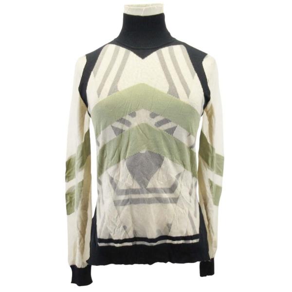 未使用 FENDI フェンディ 19ss シアーニット レイヤード トップス ハイゲージ 透け素材 ...