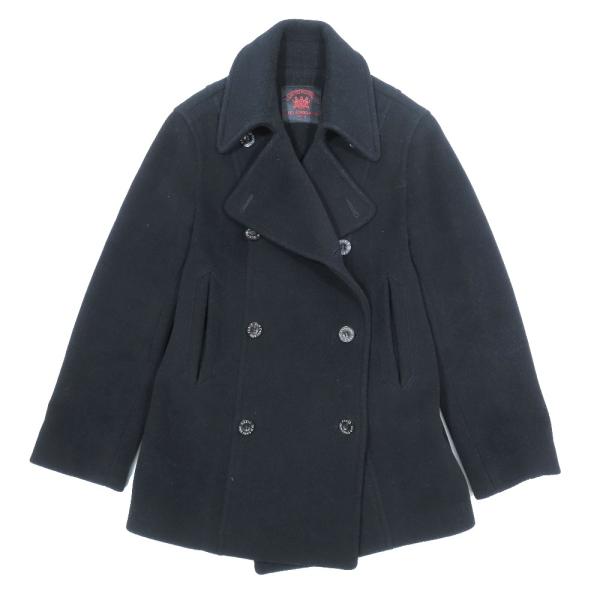 美品 OLD ENGLAND オールドイングランド ダブルブレスト ウール ピーコート ジャケット ...