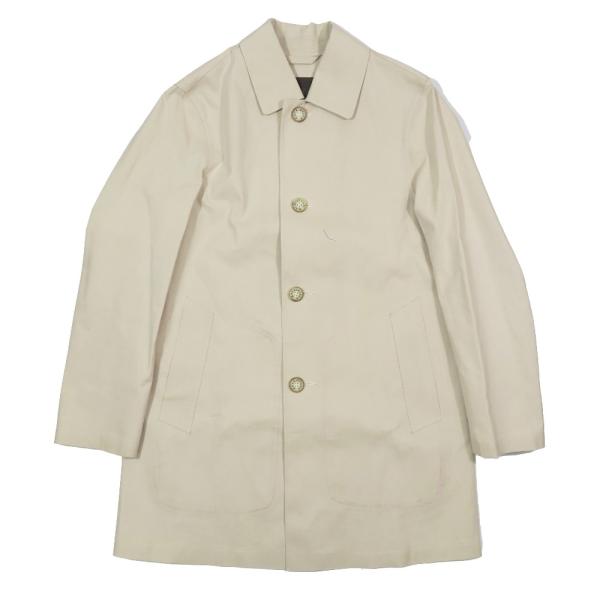 Mackintosh マッキントッシュ ミディ丈 ステンカラーコート バルマカーンコート ボタンスル...