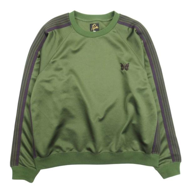 良品 Needles ニードルス 24ss TRACK CREWNECK SHIRT トラックシャツ...
