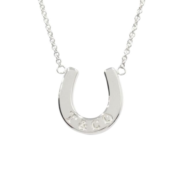 新品同様 TIFFANY&amp;Co. ティファニー 新品仕上げ済 ホースシュー ネックレス アクセサリー...