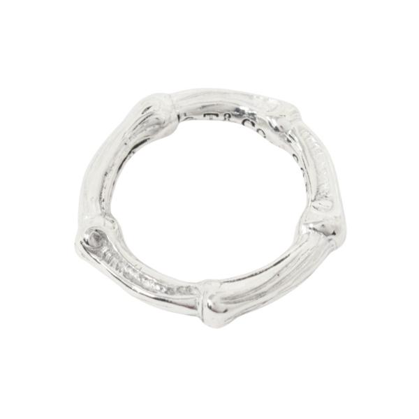 新品同様 TIFFANY&amp;Co. ティファニー 新品仕上げ済 バンブー リング 指輪 SV925 1...