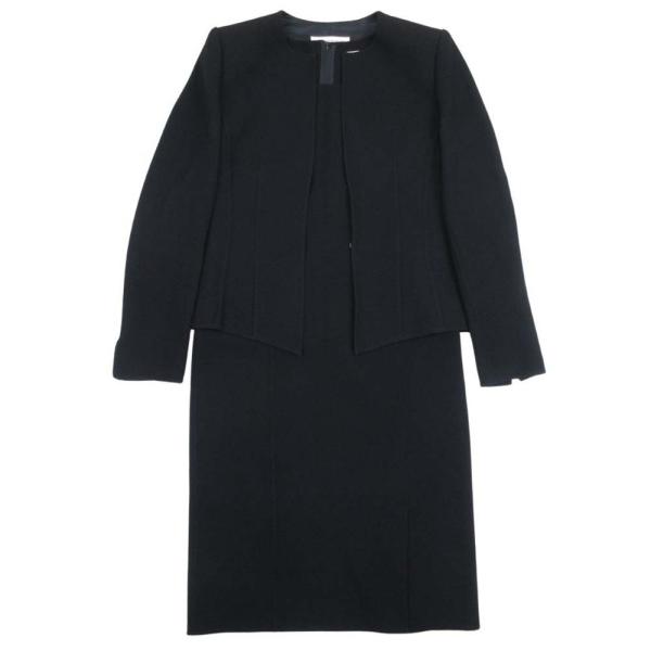 美品 NORIKO FUKUSHIMA ノリコフクシマ ブラックフォーマル ワンピーススーツ セット...